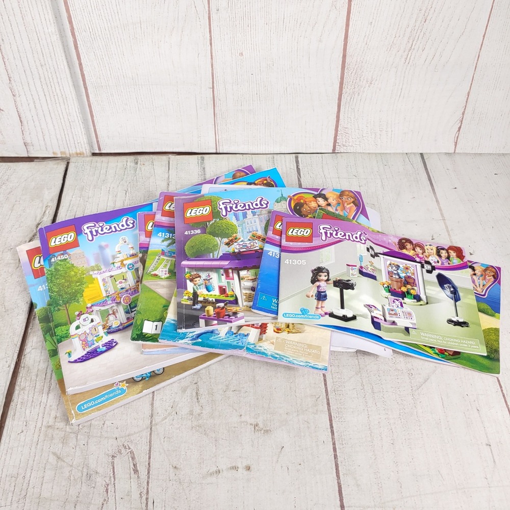LEGO Friends Instruction Manuals Lot 12 Sets 41305 41315 41332 41028 41450 41340